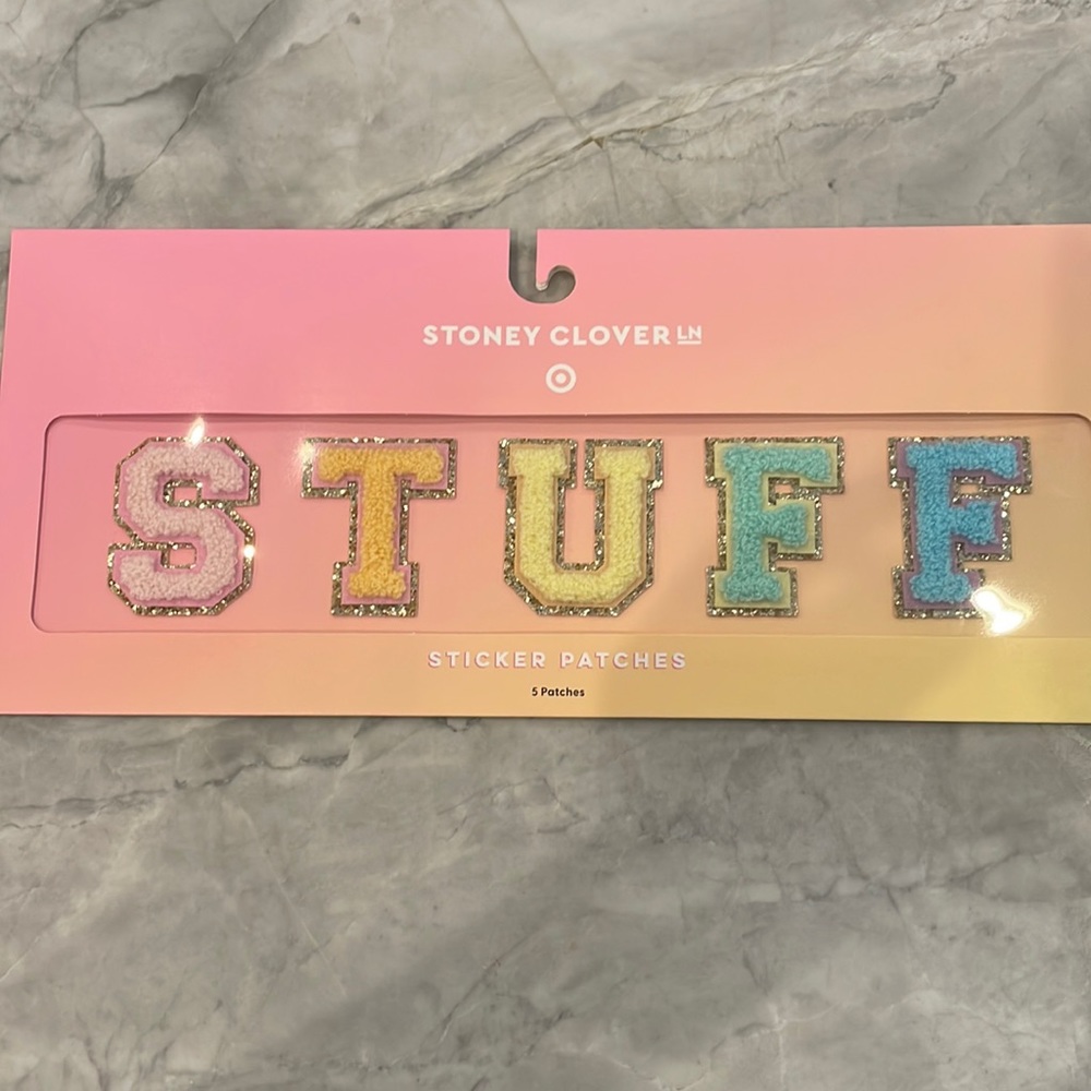 Stoney Clover Lane x Target STUFF sticker patches